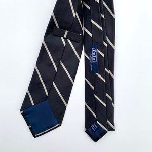 Polo Black Stripe Tie